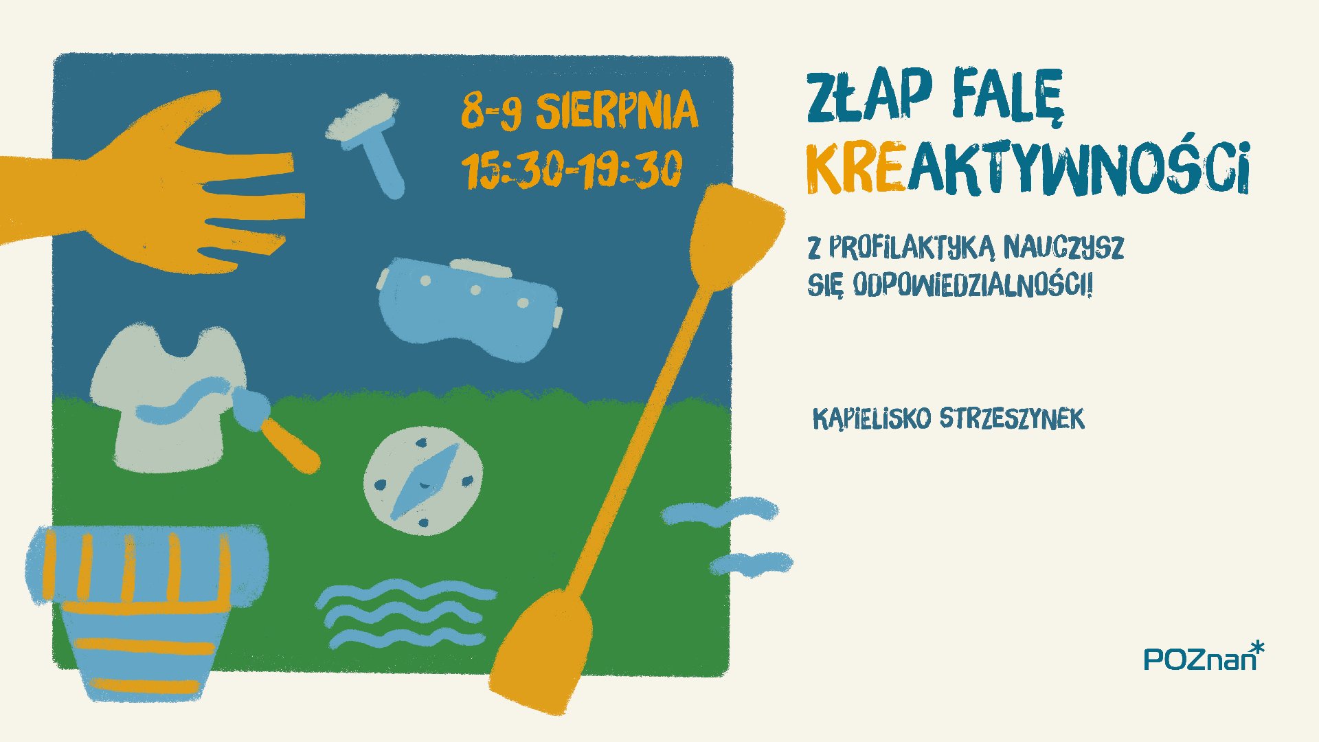 Aktywności nad wodą, warsztaty kreatywne, aktywności sportowe