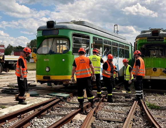 Ćwiczenia Zakładowej Służby Ratowniczej MPK Poznań