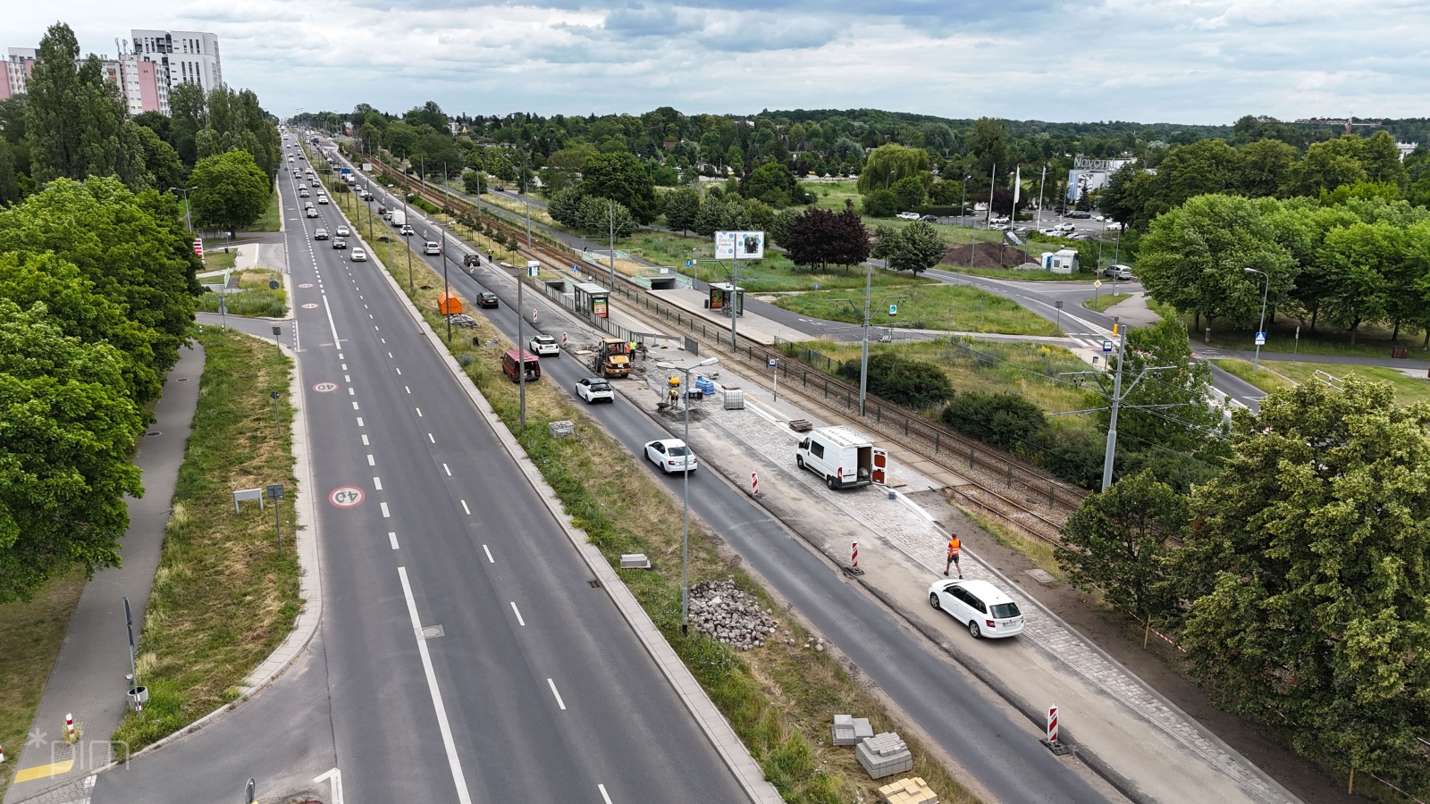 Galeria zdjęć z remontowanej ul. Warszawskiej