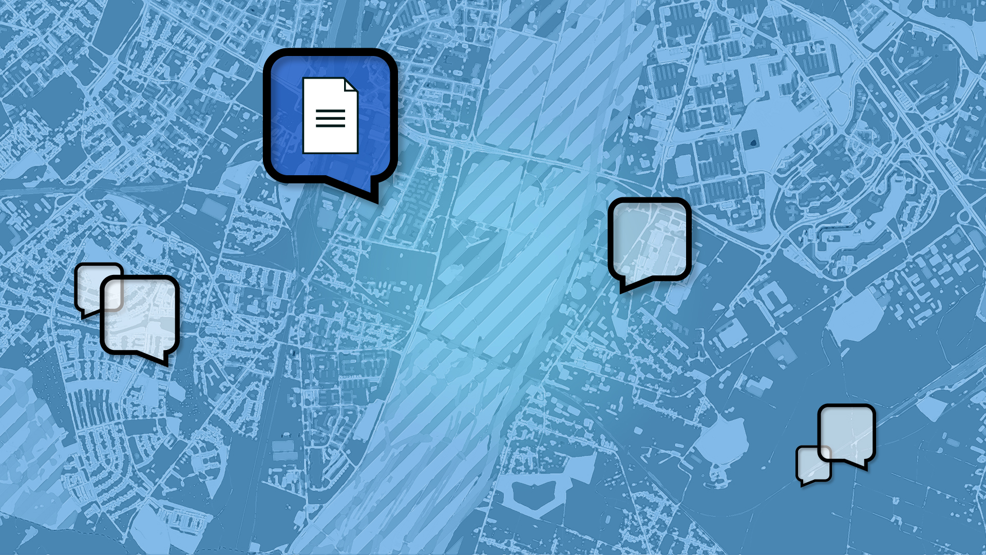 Grafika. Fragment mapy miasta.