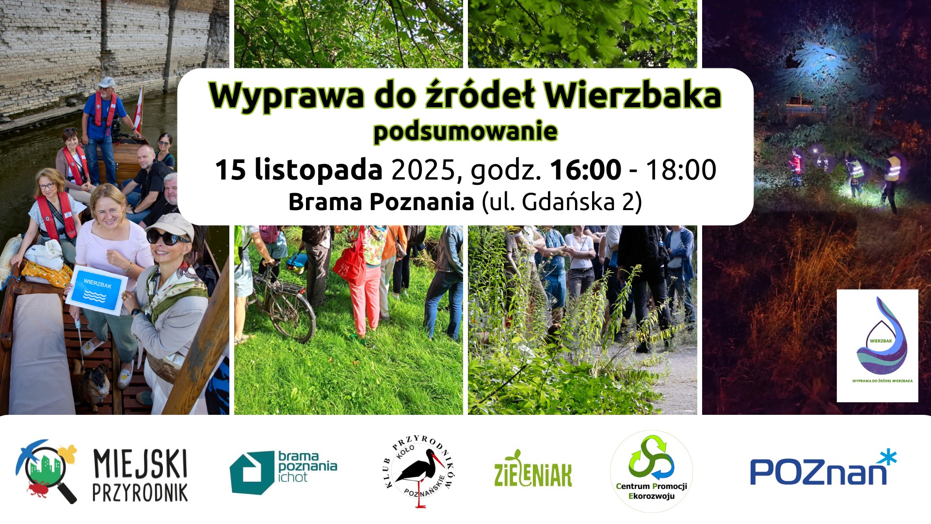 Grafika informująca o dacie i godzinie wydarzenia - 15 listopada o 16:00