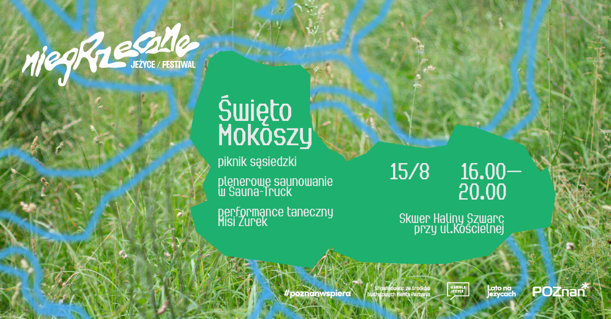 Grafika. Plakat informujący o wydarzeniu. Na zielonym tle umieszczone są informacje zawarte w tekście artykułu.