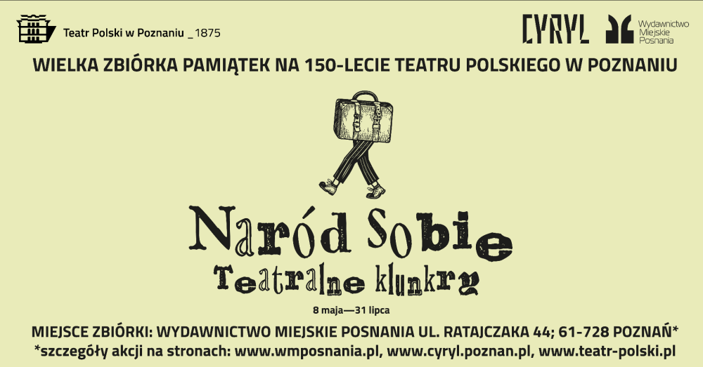 Mały staroświecki rysunek - nogi ubrane w eleganckie spodnie i buty, a znad nóg wystaje duża walizka.