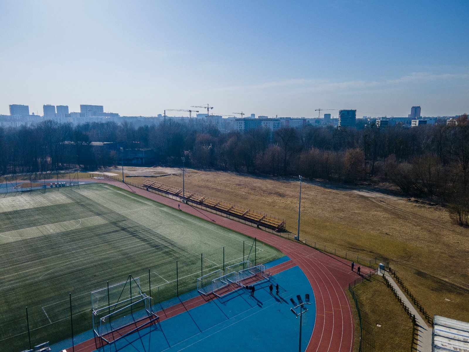 Miejsce na Golęcinie, gdzie powstanie hala lekkoatletyczna