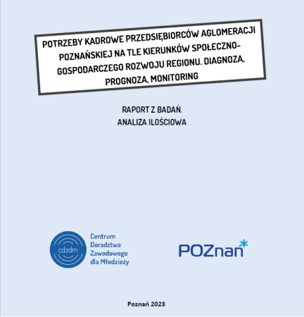 Na grafice zaprezentowano napisy dot. potrzeb kadrowych przedsiębiorców