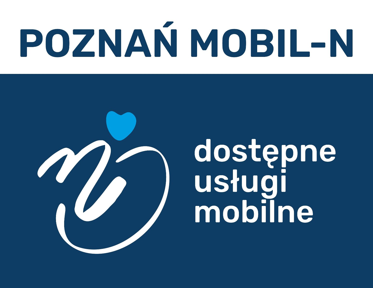 "na granatowym tle białe logo projektu"