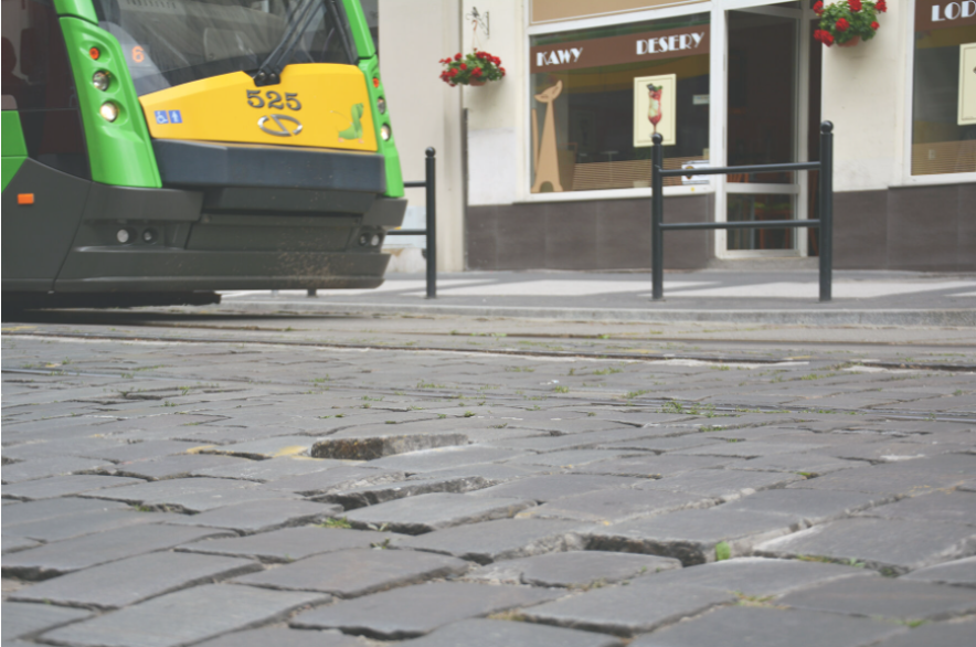 nawierzchnia i tramwaj