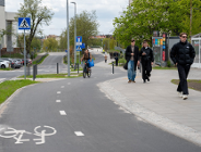 Nowa droga rowerowa i chodnik wzdłuż ul. Berdychowo i jej użytkownicy