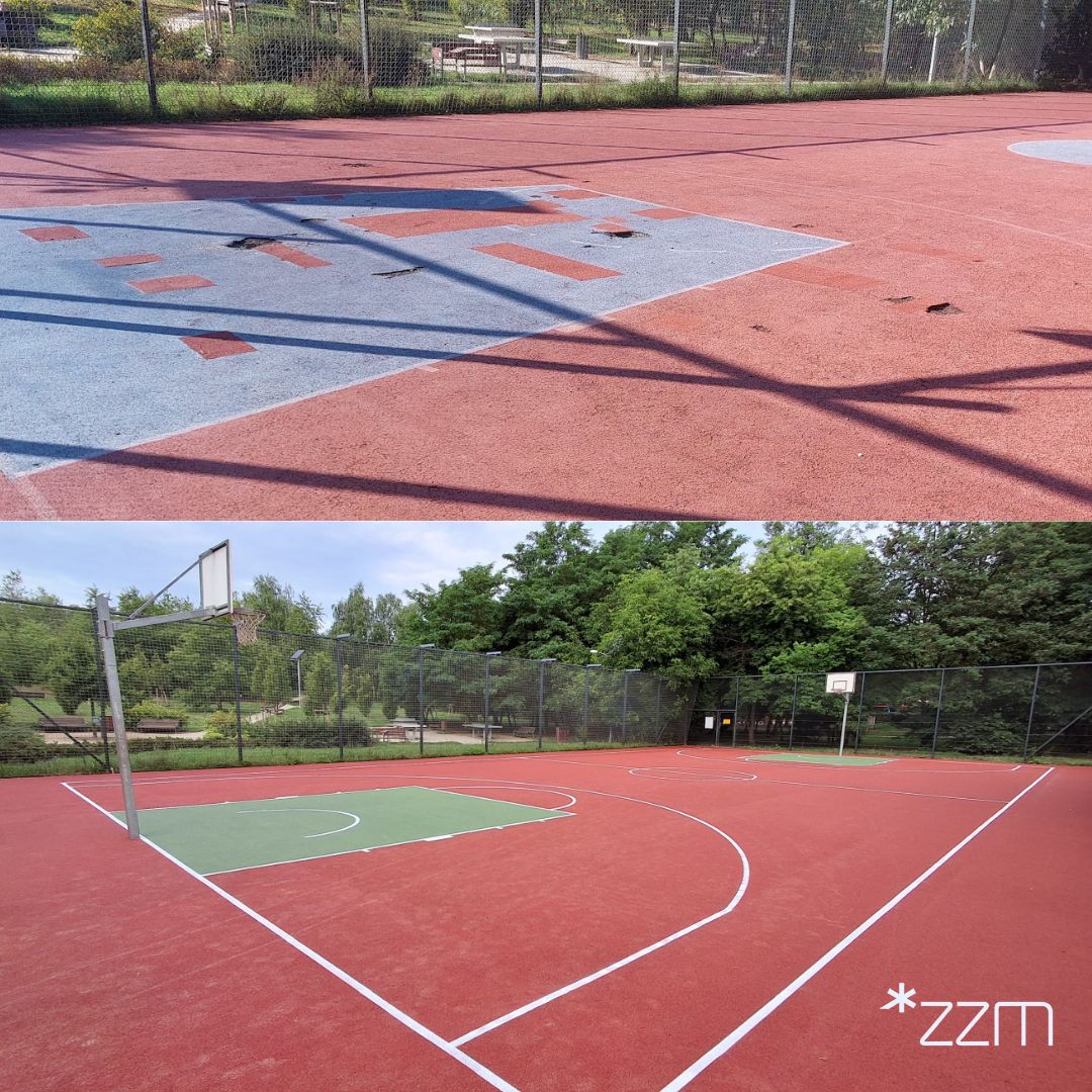 Nowa nawierzchnia, nowe możliwości - boisko na Naramowicach po remoncie