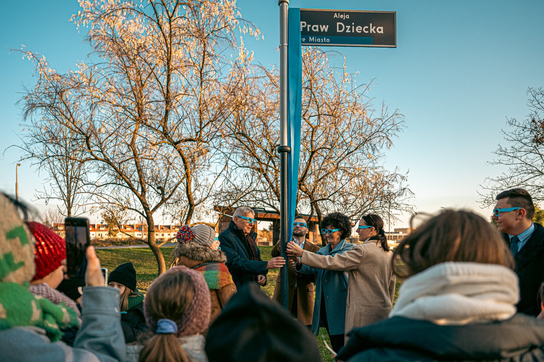 Otwarcie Alei Praw Dziecka w Parku Stare Koryto Warty