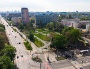 Pętla tramwajowa Ogrody z odnowionym skwerem