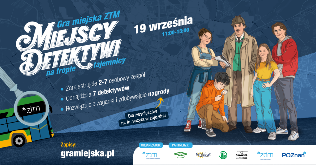 Plakat do gry miejskiej
