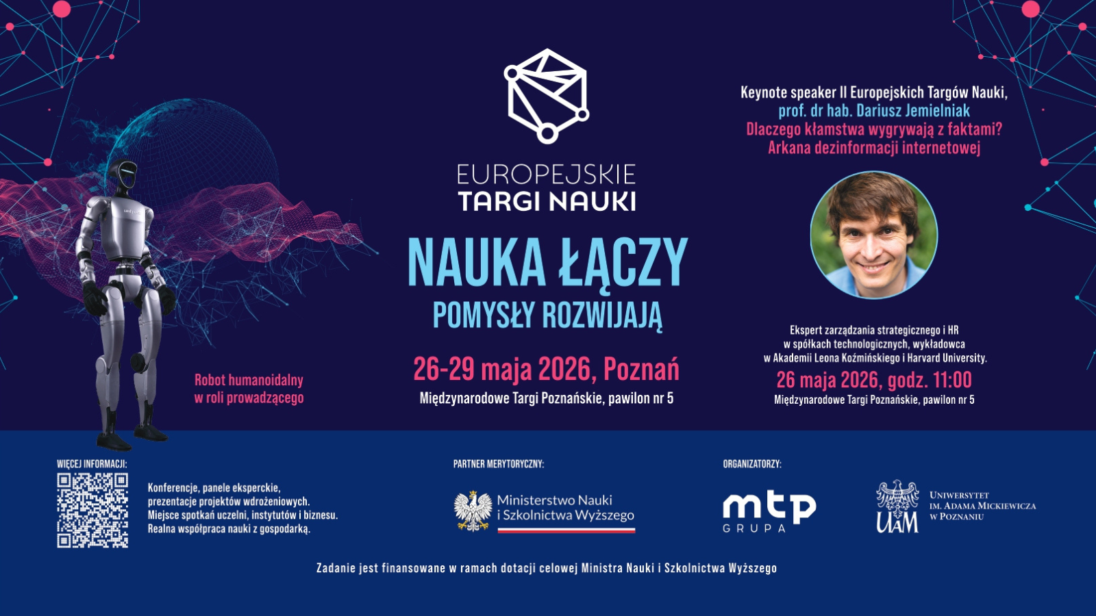 plakat informujący o wydarzeniu, wszystkie informacje zawarte są w treści