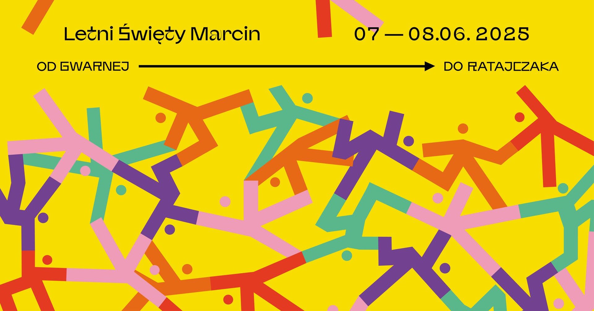 Plakat promujący wydarzenie Letni Święty Marcin