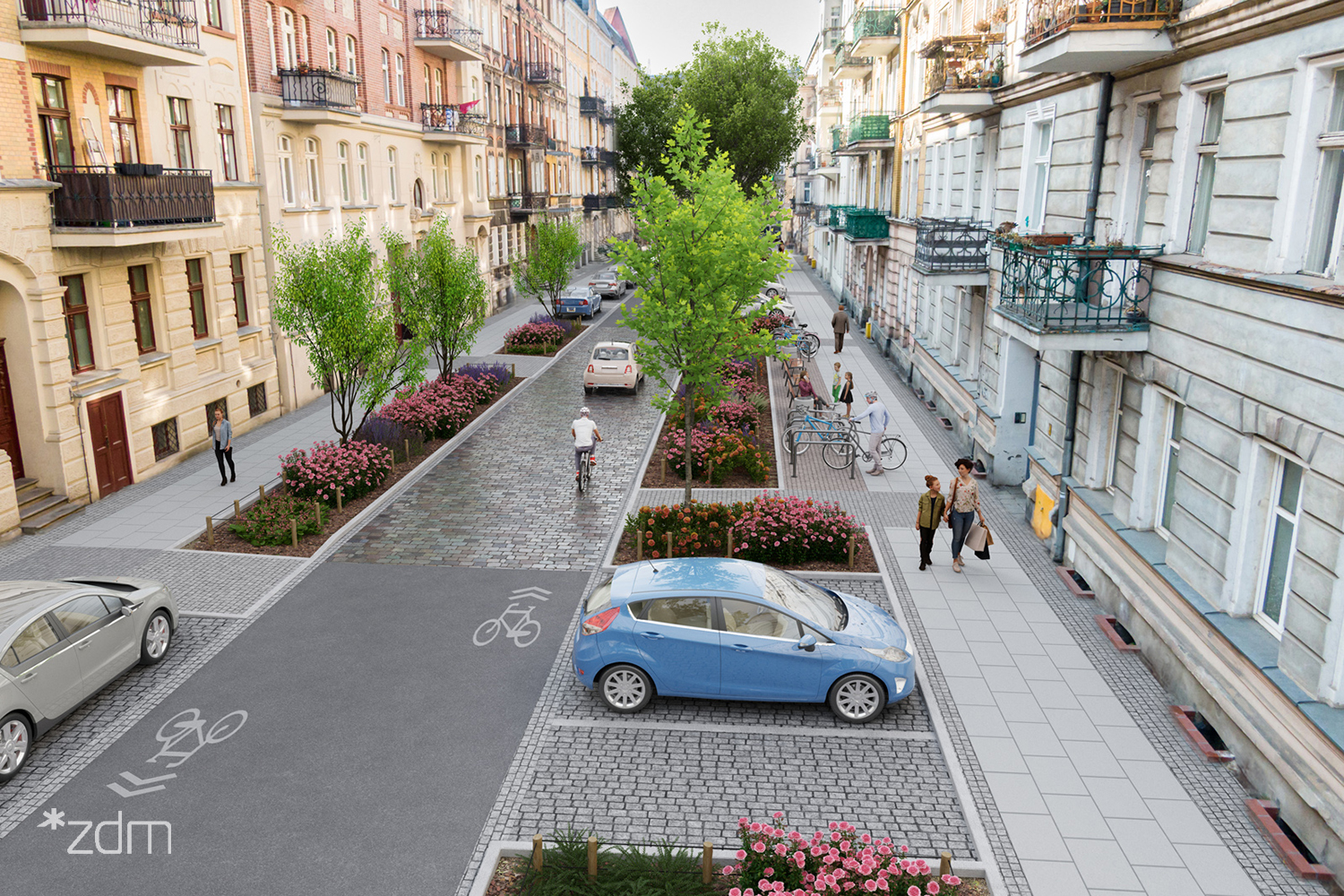 Poglądowa wizualizacja ul. Kilińskiego po przebudowie