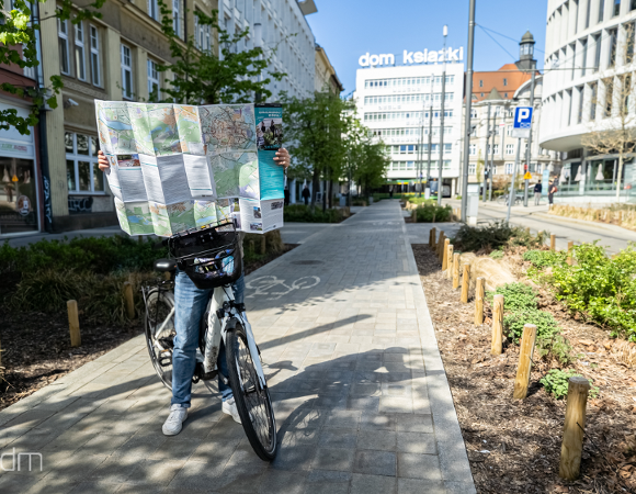 Prezentacja Mapy Rowerowej w centrum Poznania