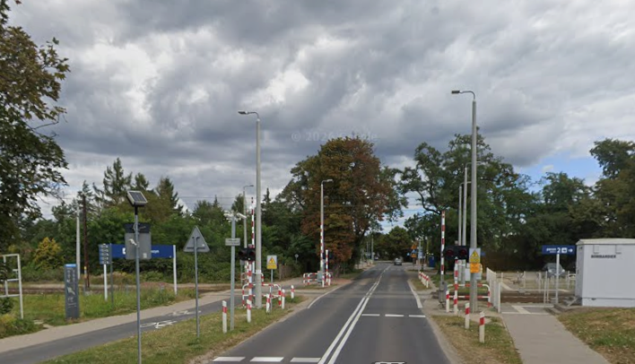Przejazd kolejowy przy ul. Biskupińskiej