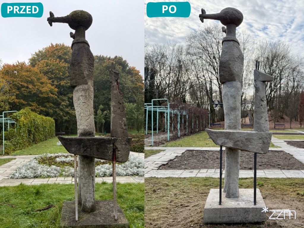 Rzeźba Niedziela w Parku Cytadela