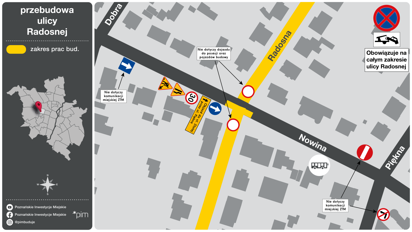 Schemat z zaznaczonymi miejcami zmian organizacji