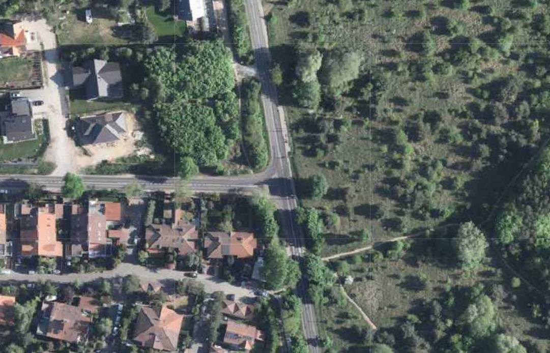 Skrzyżowanie ulic F. Jaśkowiaka i Radojewo, fot. mapa miejska ZGiKM GEOPOZ