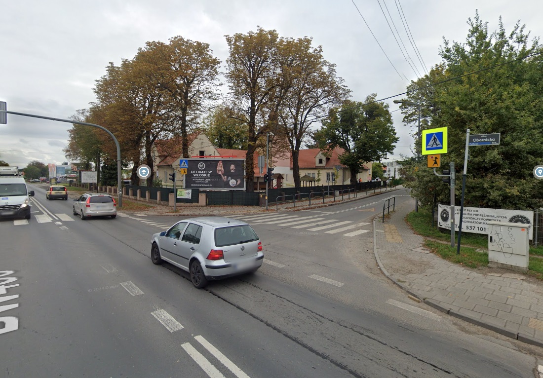 Skrzyżowanie ulic Hulewiczów i Obornickiej