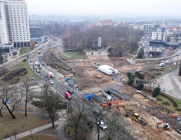 Skrzyżowanie ulic Królowej Jadwigi, Wierzbięcice