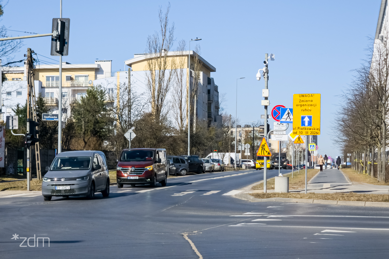 Skrzyżowanie ulic Piątkowskiej i Szydłowskiej