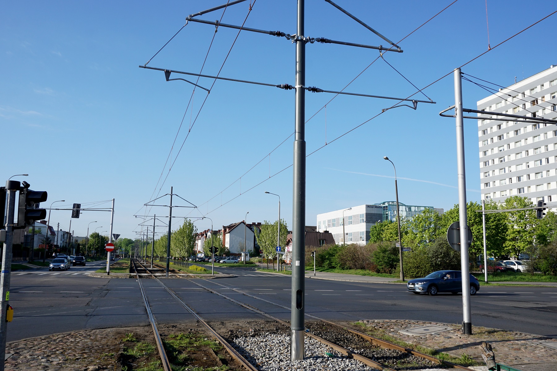 Skrzyżowaniu ulic Słowiańskiej i Murawa