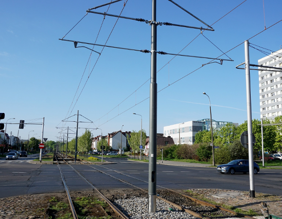 Skrzyżowaniu ulic Słowiańskiej i Murawa