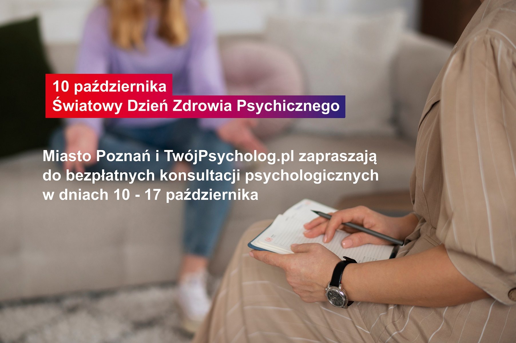 Specjalista i osoba potrzebująca wsparcia
