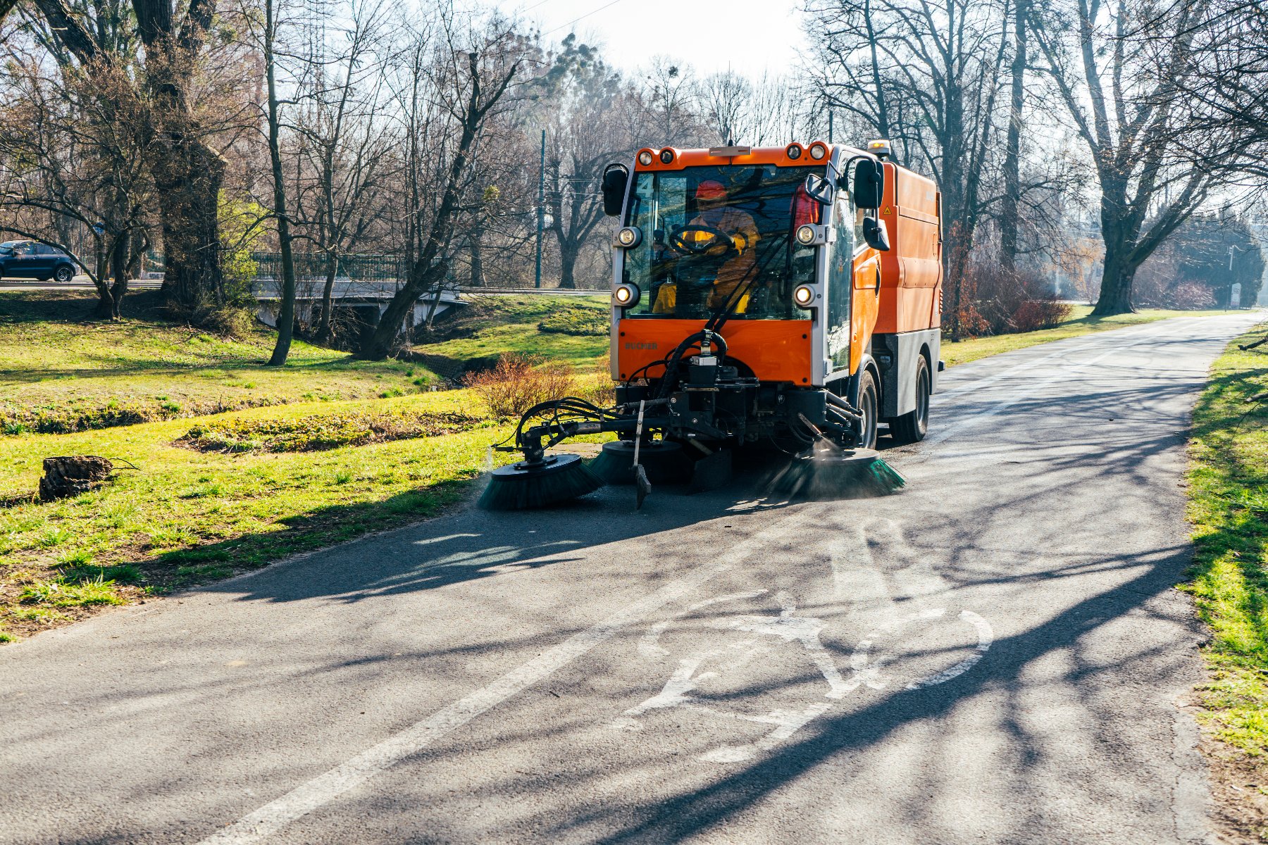 Specjalny pojazd sprzątający