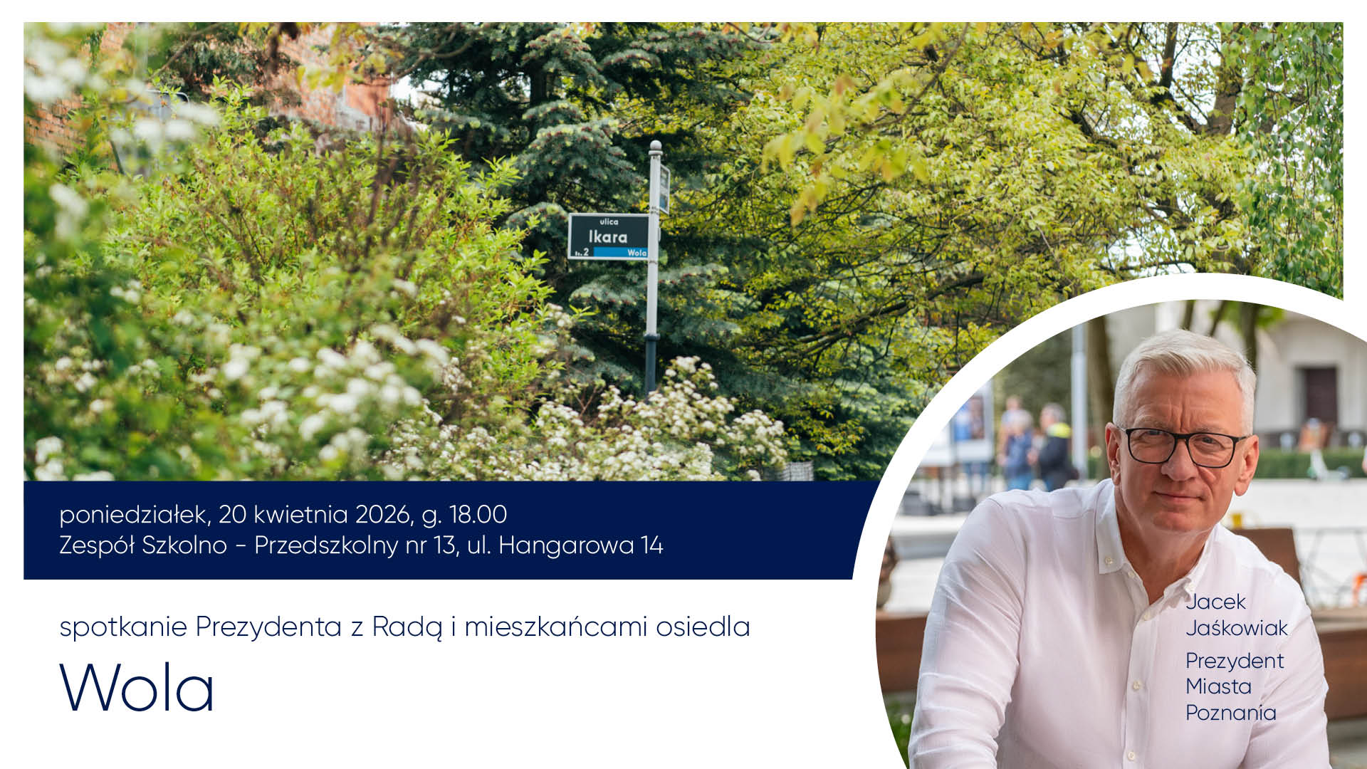 Spotkanie Prezydenta Miasta Poznania z mieszkańcami rozpocznie się o godz. 18.00