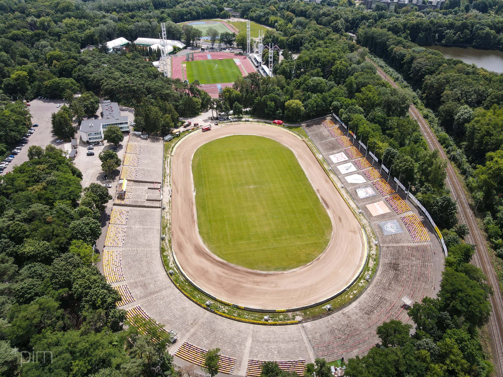 Stadion w kompleksie sportowym na Golęcinie