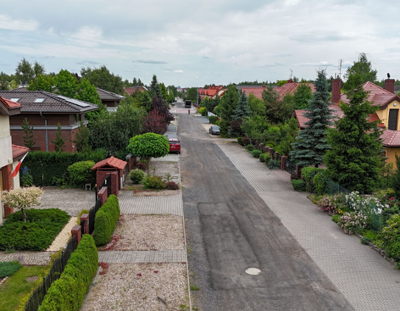 Ulica na Strzeszynie przed modernizacją