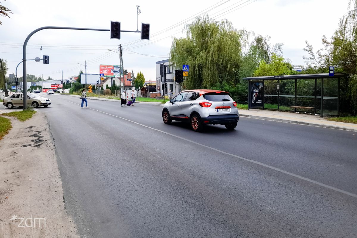 Ulica Obornicka z nową nawierzchnią