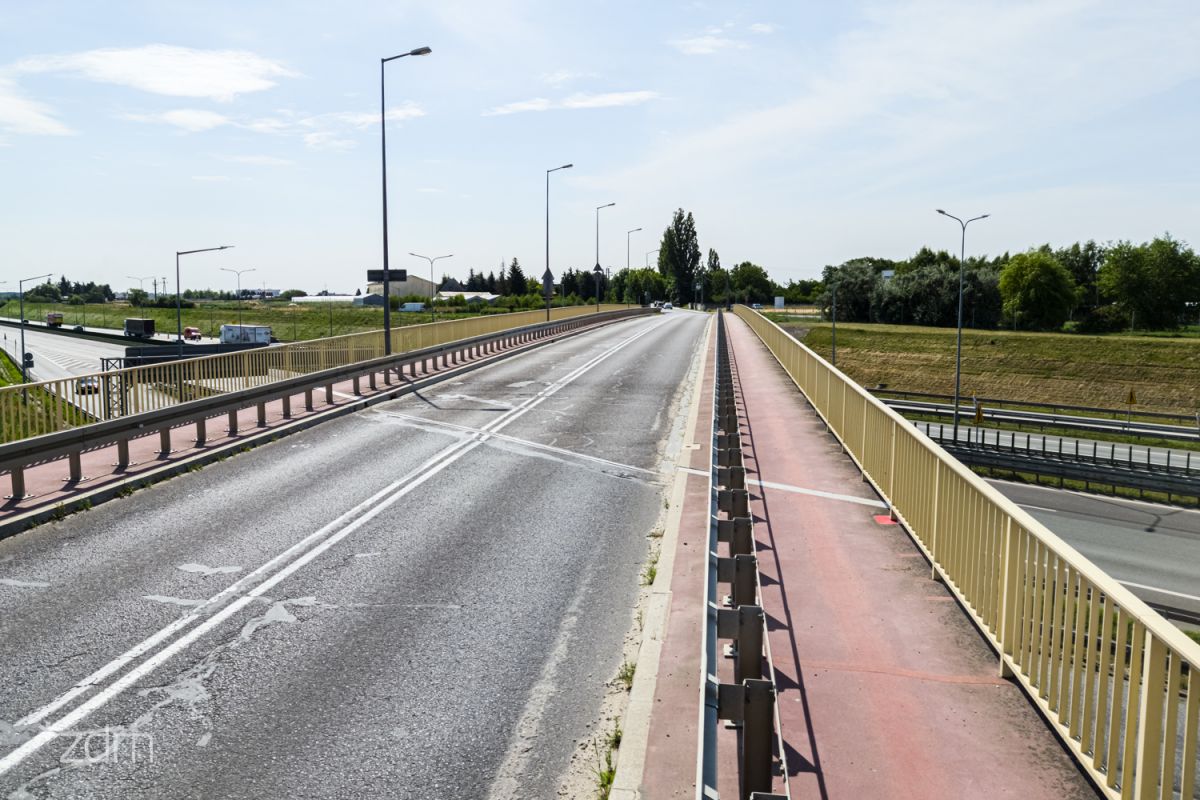 Wiadukt nad autostradą A2 w ciągu ul. Ostrowskiej