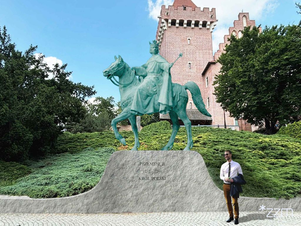 Wizualizacja pomnika króla Przemysła II