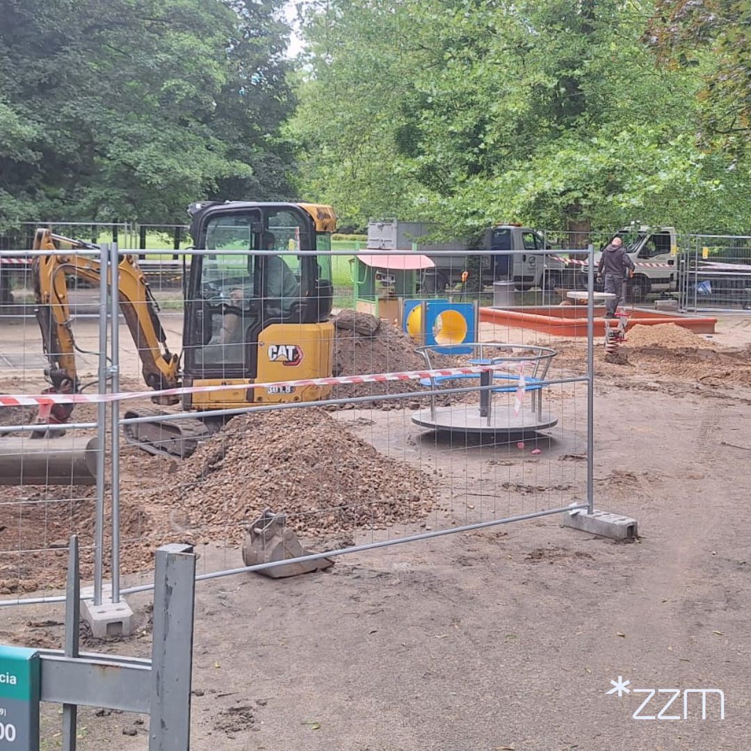Z powodu remontu nawierzchni plac zabaw w Parku Kurpińskiego będzie zamknięty do 14 sierpnia