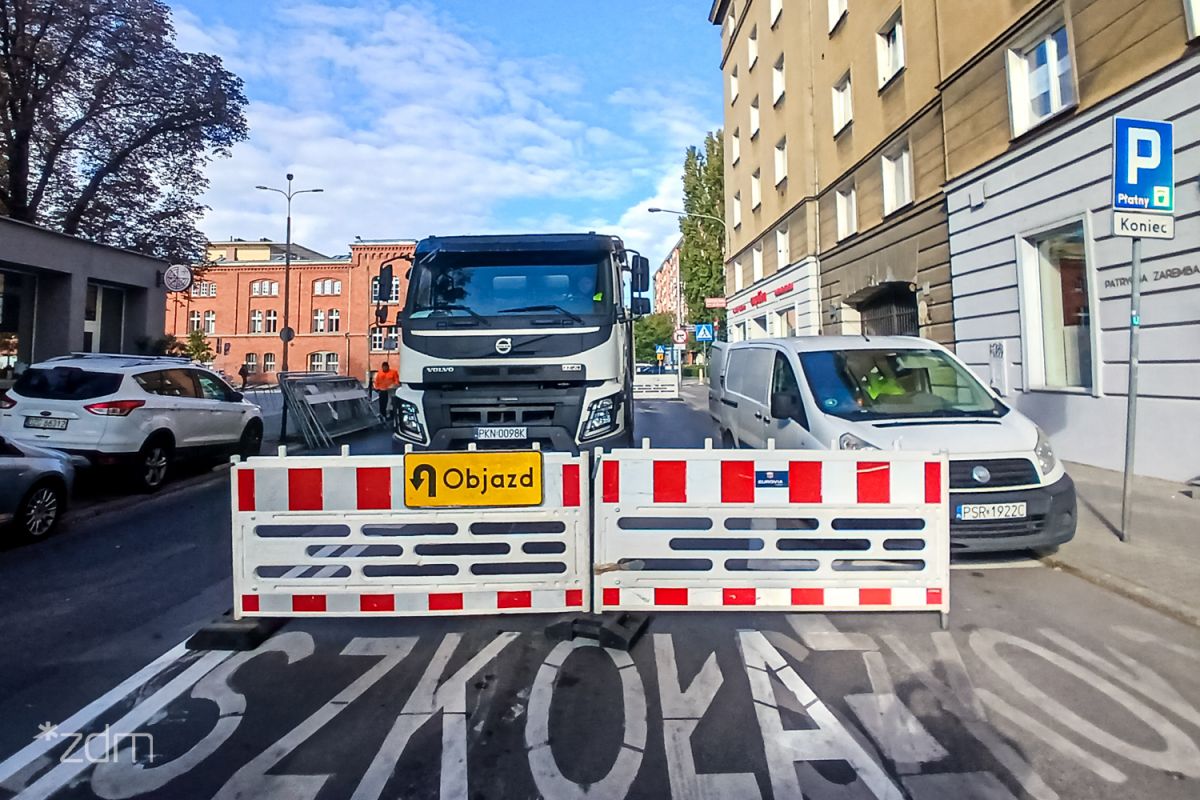 Zamknięta ul. Ogrodowa