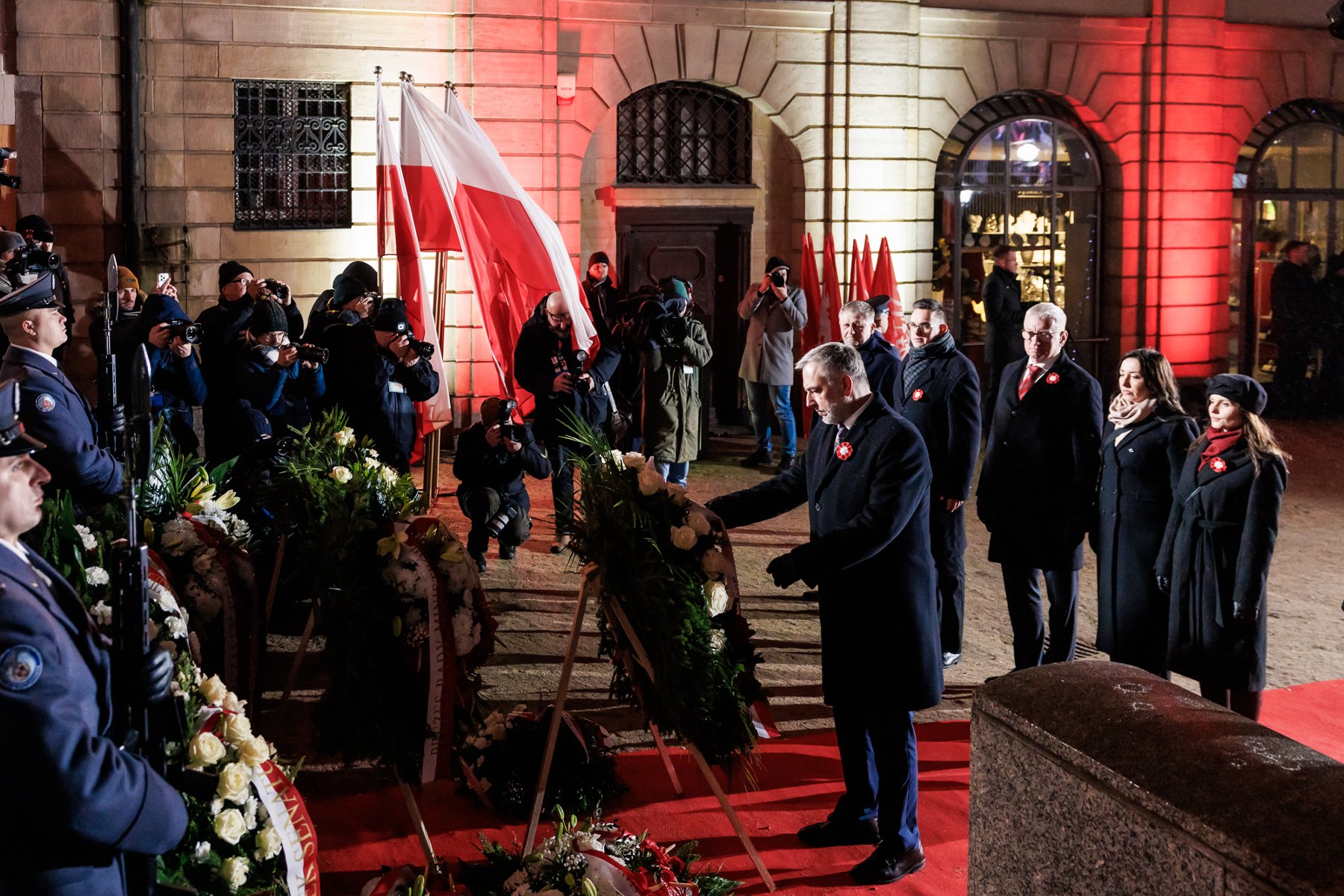 Zdjęcie przedstawia obchody rocznicowe