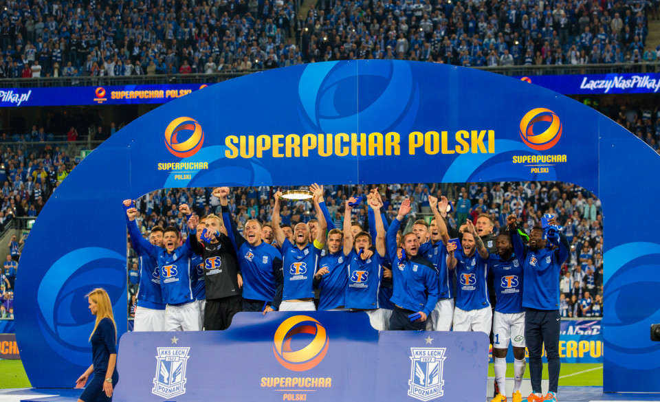 Zdjęcie z triumfu Lecha Poznań w Superpucharze Polski