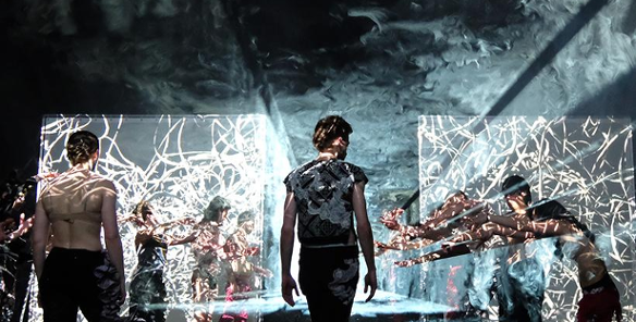 Zdjęcie ze spektaklu "24/7 nowych grzechów"