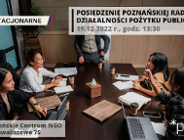[Aktualizacja: HYBRYDOWE] | Posiedzenie Poznańskiej Rady Działalności Pożytku Publicznego | 19 grudnia 2022 r.