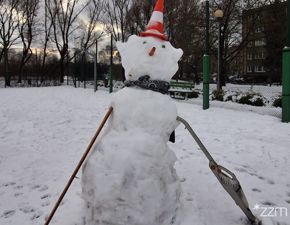 Bałwan w Parku Czarneckiego