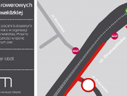 Budowa drogi rowerowej na ul. Grunwaldzkiej - zmiany organizacji ruchu