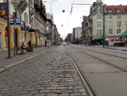 Budowa przystanków wiedeńskich na ul. Dąbrowskiego