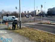 Budowa sygnalizacji akustycznej na skrzyżowaniu ul. Inflanckiej i Piłsudskiego