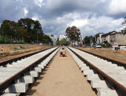 Budowa trasy tramwajowej Naramowice - postęp prac