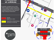 Budowa ul. Lotniczej: zmiany w organizacji ruchu na ul. Dąbrowskiego