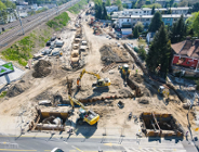 Budowa ul. Św. Wawrzyńca - prace coraz bardziej zaawansowane